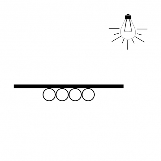 Oświetlenie 21000002 trafo + 2 LED Szkic
