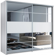 Szafa przesuwna 230 z lustrem A6 Podstawowe (1)