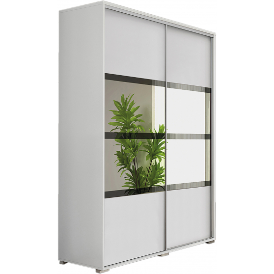 Szafa przesuwna 125 z lustrem A9 Podstawowe (1)