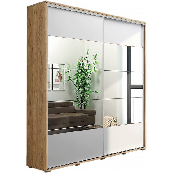 Szafa przesuwna 150 z lustrem A17 Podstawowe (3)