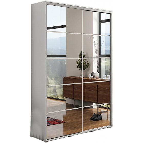 Szafa przesuwna 125 z lustrem A19 Podstawowe (1)