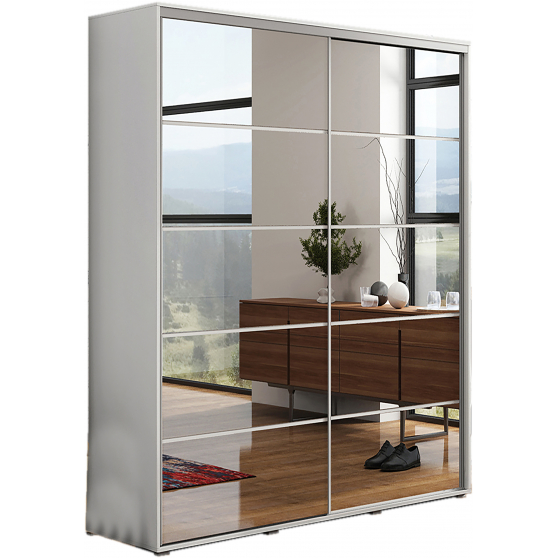 Szafa przesuwna 150 z lustrem A19 Podstawowe (1)