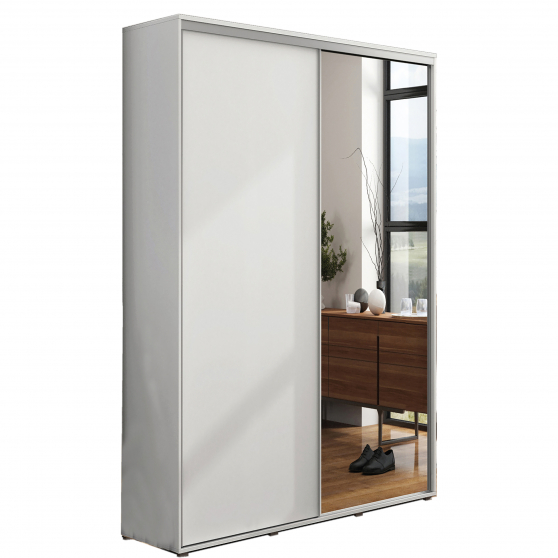 Szafa przesuwna 125 z lustrem A20 Podstawowe (1)