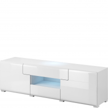 Mała szafka RTV pod telewizor Biały Połysk 2498DW41 TYP-41 TOLEDO Podstawowe