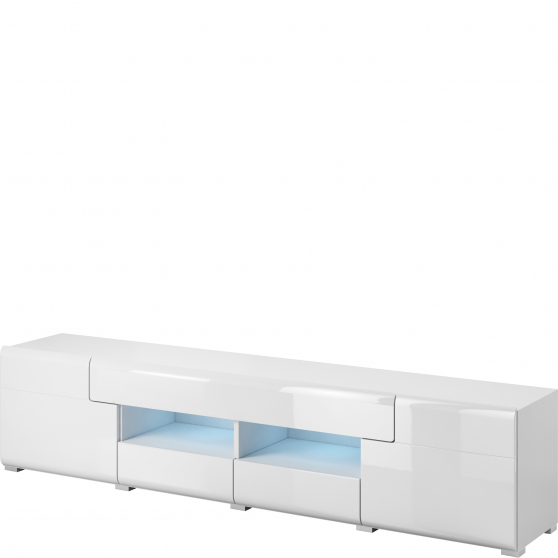 Duża szafka RTV pod telewizor Biały Połysk 2498DW40 TYP-40 TOLEDO Podstawowe