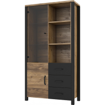 Witryna szklana podwójna z szufladami 24ABJC13 TYP-13 OLIN Podstawowe (1)