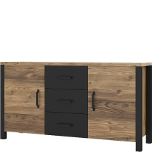 Komoda 2 drzwi 3 szuflady 24ABJC26 TYP-26 OLIN Podstawowe