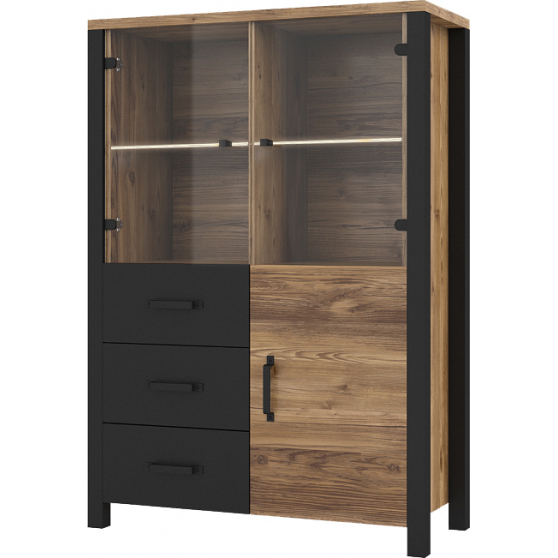 Niska witryna Kredens 24ABJC44 TYP-44 OLIN Podstawowe (1)