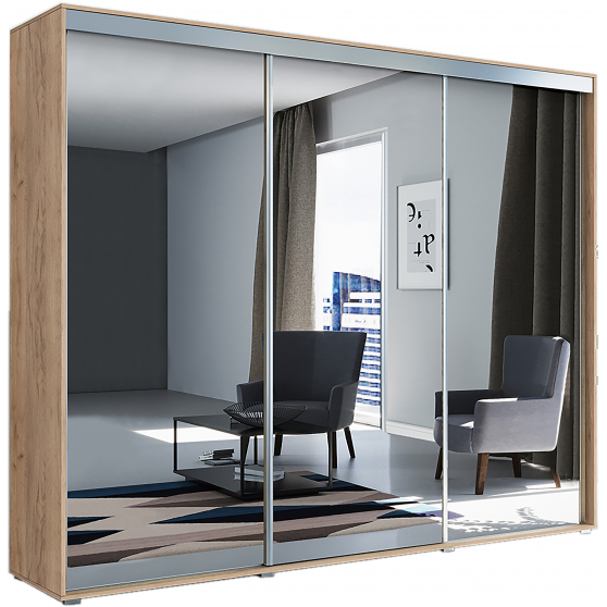 Szafa przesuwna 250 z lustrem A31 Podstawowe (3)