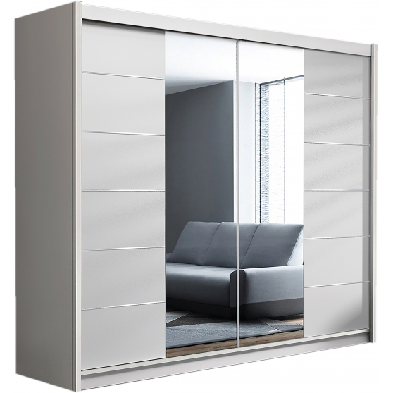 Szafa przesuwna 203 z lustrem B4 Podstawowe (1)