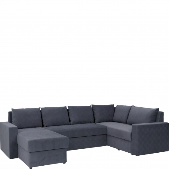 Narożnik z funkacją spania i pojemnikiem DENVER MAXI Lewy Podstawowe (1)