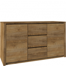 Komoda K2DP MONTANA DĄB LEFKAS Podstawowe