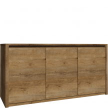 Komoda K3D MONTANA DĄB LEFKAS Podstawowe