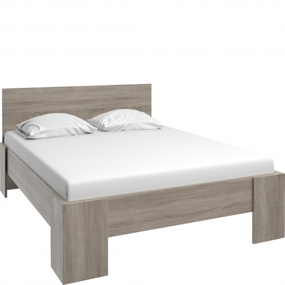 Łóżko 180 x 200 L2 MONTANA SYPIALNIA DĄB TRUFLOWY Podstawowe