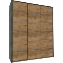 Szafa S3D MONTANA SYPIALNIA GREY Podstawowe