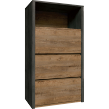 Komoda KS3 MONTANA SYPIALNIA GREY Podstawowe