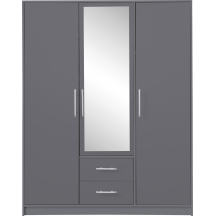 Szafa 3D Antracyt z lustrem SRL2 SMART Podstawowe