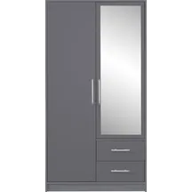 Szafa 2D Antracyt z lustrem SRL3 SMART Podstawowe