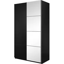 Szafa 2 drzwi przesuwnych z lustrami 120 cm czarna 22W01654 TYP-54 BETA Podstawowe