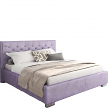 Łóżko tapicerowane 140 x 200 bez pojemnika LANCIANO Podstawowe