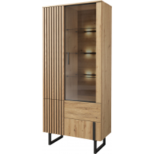 Witryna podwójna Lewa z oświetleniem GINTARO Podstawowe