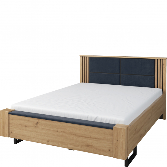 Łóżko II 140 x 200 z oświetleniem zagłówka GINTARO Podstawowe