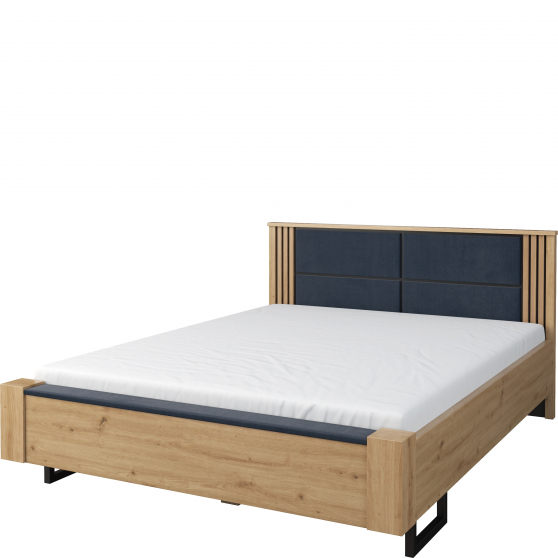 Łóżko II 160 x 200 z oświetleniem zagłówka GINTARO Podstawowe