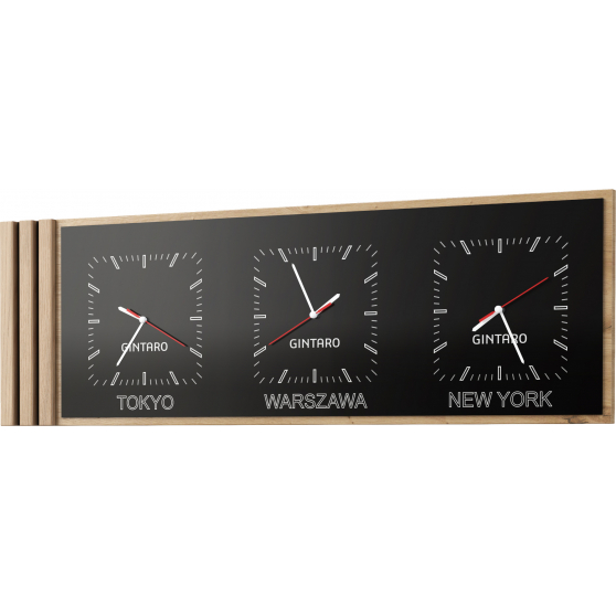 Zegar potrójny GINTARO Podstawowe