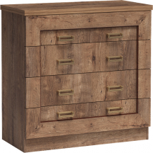 Komoda 90 cm z szufladami Dąb Lefkas T-1 TADEUSZ DĄB LEFKAS Podstawowe