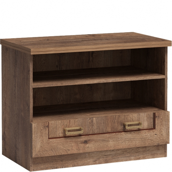 Mała szafka RTV do salonu Dąb Lefkas T-24 TADEUSZ DĄB LEFKAS Podstawowe