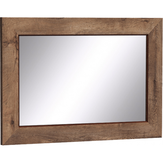 Lustro ścienne wiszące małe w ramie Dąb Lefkas T-18 TADEUSZ DĄB LEFKAS Podstawowe