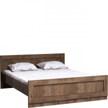 Łóżko 160 x 200 ze stelażem Dąb Lefkas T-20 TADEUSZ DĄB LEFKAS Podstawowe