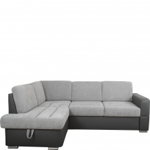 Narożnik z funkcją spania i pojemnikiem BARDO Lewy Podstawowe