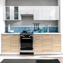 Zestaw mebli kuchennych 2,6 m ECOMODEL Podstawowe (2)