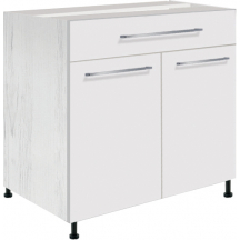 Szafka dolna stojąca 1 szuflada 2 drzwi 80 cm CRE-6D CREATIVA Podstawowe (1)