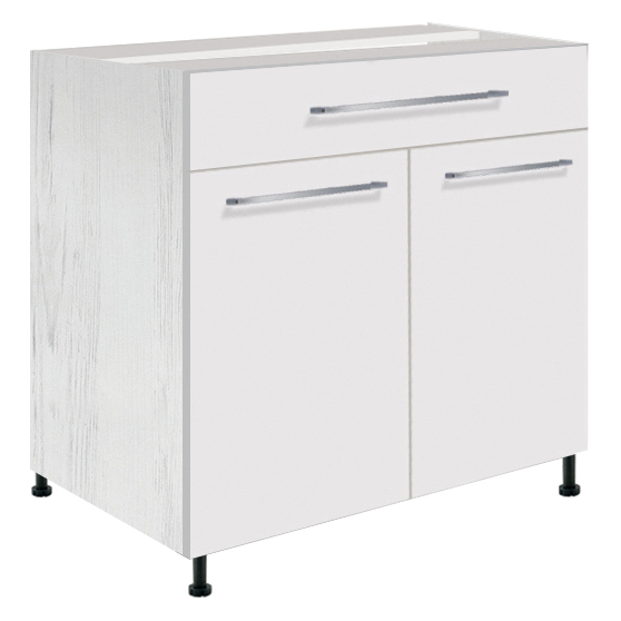 Szafka dolna stojąca 1 szuflada 2 drzwi 80 cm CRE-6D CREATIVA Podstawowe (1)