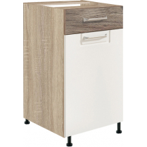 Szafka dolna stojąca 1 szuflada 1 drzwi 40 cm ECO-2D ECONO Podstawowe