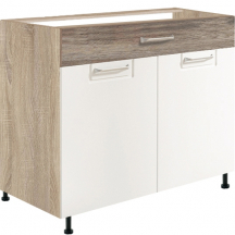 Szafka dolna stojąca 1 szuflada 2 drzwi 90 cm ECO-7D ECONO Podstawowe