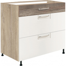 Szafka dolna stojąca 3 szuflady 80 cm ECO-22D ECONO Podstawowe