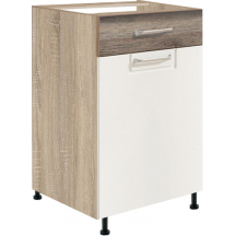 Szafka dolna stojąca 1 szuflada 1 drzwi 45 cm ECO-3D ECONO Podstawowe