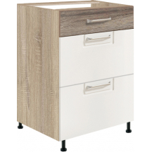 Szafka dolna stojąca 3 szuflady 50 cm ECO-9D ECONO Podstawowe