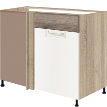 Szafka dolna stojąca narożna 1 drzwi Prawa ECO-25D ECONO Podstawowe