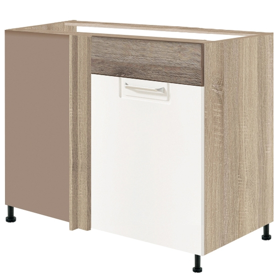 Szafka dolna stojąca narożna 1 drzwi Prawa ECO-25D ECONO Podstawowe