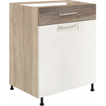 Szafka dolna stojąca 1 szuflada 1 drzwi 60 cm ECO-5D ECONO Podstawowe