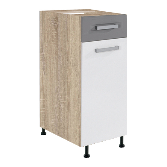 Szafka dolna stojąca 1 szuflada 1 drzwi 30 cm GLO-1D GLOBAL Podstawowe
