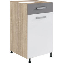 Szafka dolna stojąca 1 szuflada 1 drzwi 40 cm GLO-2D GLOBAL Podstawowe