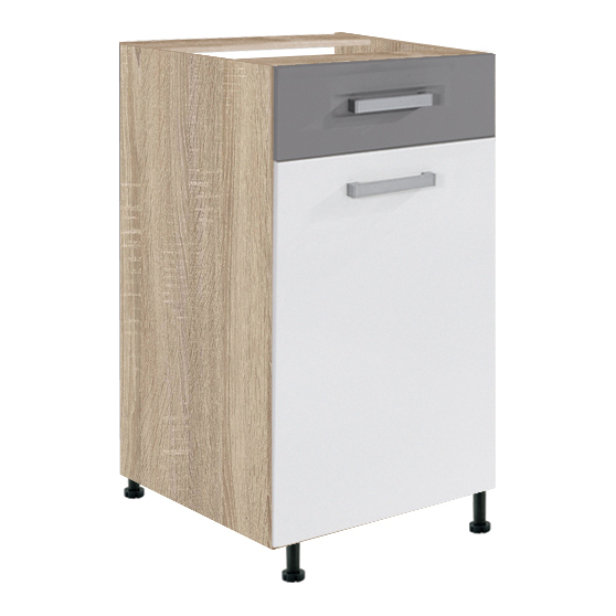 Szafka dolna stojąca 1 szuflada 1 drzwi 40 cm GLO-2D GLOBAL Podstawowe