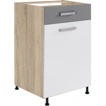 Szafka dolna stojąca 1 szuflada 1 drzwi 45 cm GLO-3D GLOBAL Podstawowe