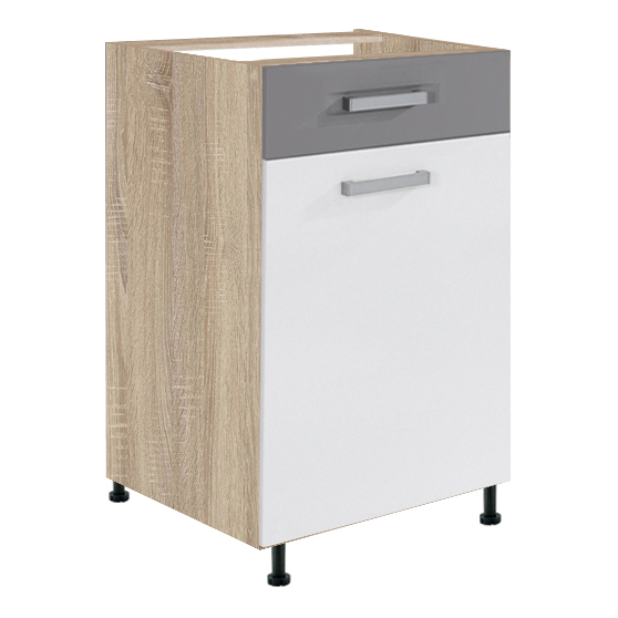 Szafka dolna stojąca 1 szuflada 1 drzwi 45 cm GLO-3D GLOBAL Podstawowe