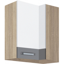 Szafka górna wisząca narożna 1 drzwi Lewa GLO-44G GLOBAL Podstawowe